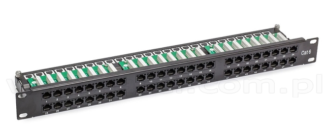 Patch Panel Cat6 48 Ports
